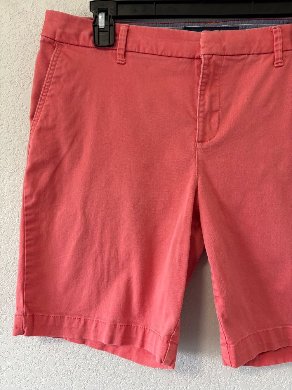 Tommy Hilfiger Womens Size 10 Coral Chino Shorts Stretch Cotton Preppy - Picture 4 of 10
